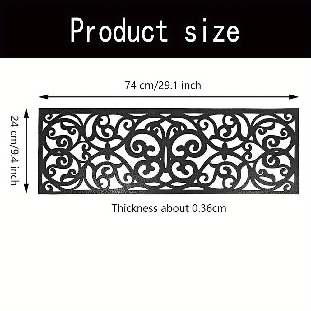 

1PCS Hollow Design Durable Outdoor Stair Treads Safety Step Mats for Home Yard Decoration Non-Slip Floor Mat for Home Stairs
