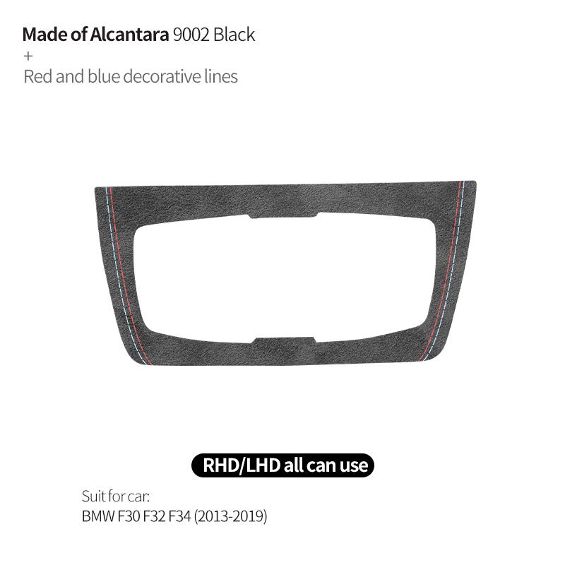 

For BMW F30 F32 F34 Made of Alcantara Headlight Control Panel Trim Frame Sticker Anti Scratch Car Interior Tuning Accessory
