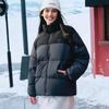 Skechers Fashion Color Block Logo Woven Short Jacket Down Coat Unisex Jackets L423U106-00W5