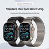 Kompatibel mit Apple Watch 11: Fallschirmschnalle Milanese Edelstahlarmband, Ultra 3 Metallarmband