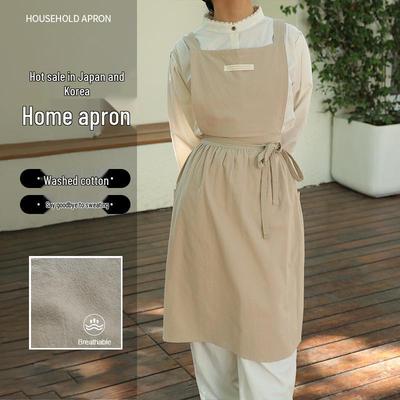 Hot Selling Cotton Apron for Women - Breathable & Stylish for Kitchen, Flower Shop, or Bakery