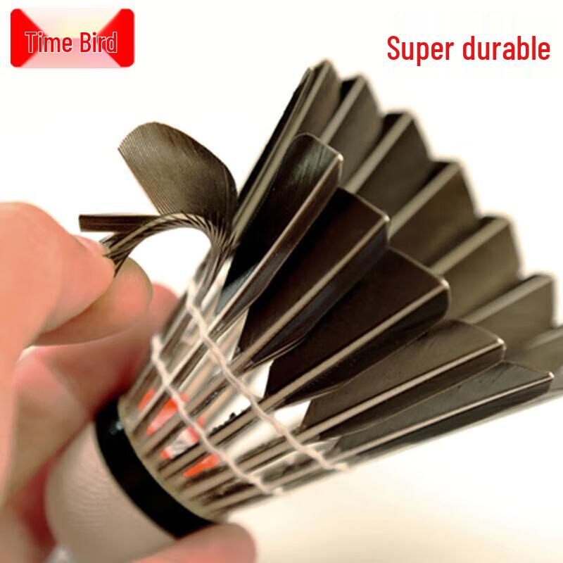 

ShiniaO Durable Outdoor Goose Feather Badminton Shuttlecocks