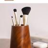 Kompakter Holz-Stifthalter Schreibtisch-Organizer für Büro- und Heimgebrauch Praktische Aufbewahrung für Stifte und Make-up-Pinsel
