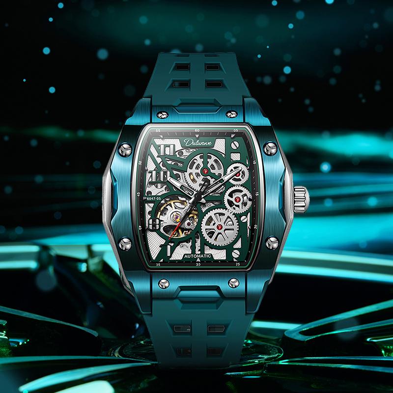 Men's Watches Fashion Skeleton Mechanical Sports Watches Luminous Waterproof Tourbillon Automatic Steel Watches