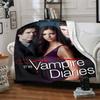 1pc The Vampire Diaries1 Blanket, Gift, for Men and Women, Soft Blanket, Good for Sofa Bed Couch Travel, Lightweight Flannel Blanket