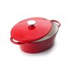 IBILI - Cocotte ronde ovale, 27 x 21 cm, Fonte, Compatible avec l’induction