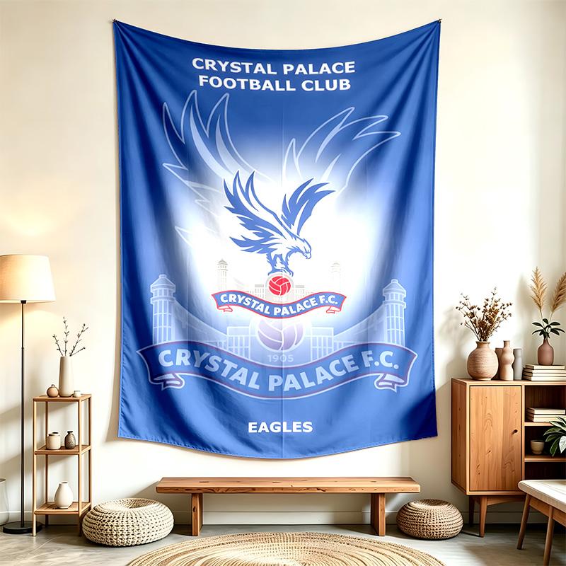 Crystal Palace Football Club (1) Tapestry Suitable For Decorating Homes Dorms And Bedrooms Soft To The Touch And A Perfect Gift For Friends And Family