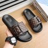 Herren Pantoffeln Sommer Outdoor Strand Pantoffeln Verstellbarer Riemen Weiche Dicke Sohle Rutschfest Lässig Herren Haus Duschschuhe