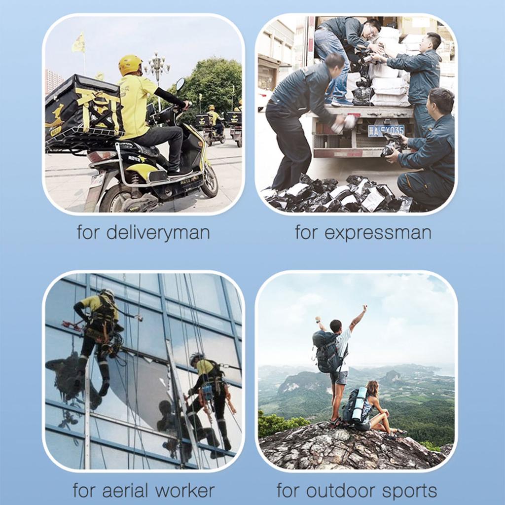 12000mAh Portable Waist Fan USB Rechargeable Air Conditioner Bladeless Mute Hanging Neck Fan Summer Mini Fan for Outdoor