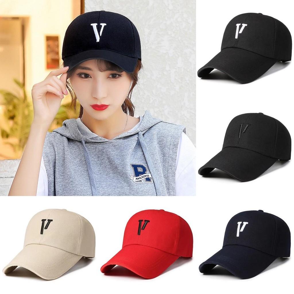 Letter Embroidery V Men Summer Sun Protection Baseball Cap Breathable Women Hat