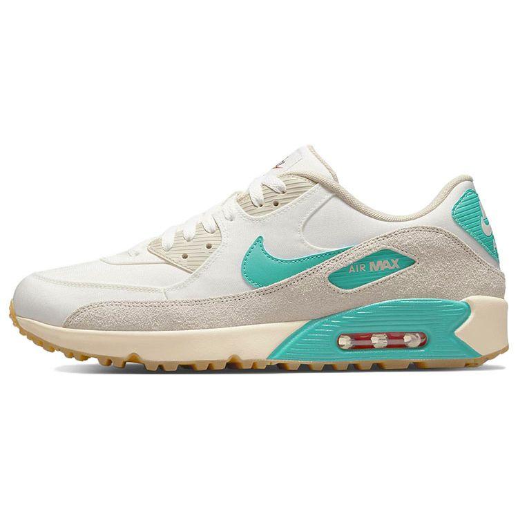 Nike Air Max 90 Golf Washed Teal Men Sneakers Cream Sail Pearl-White DO6492-141 42.5