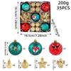 Creative Colorful Christmas Tree Hanging Ornament Set - Irregular Shaped Decorative Balls