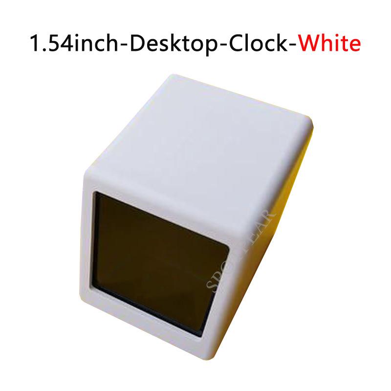 1.54" LCD WiFi Weather Clock - Innovative Black Tech Desktop Display