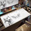 Zwart Wit Engel Muismat Groot PC Gaming Anime Mooi Meisje BureauMat XXL Cartoon Laptop Toetsenbord Gamer Accessoires Kantoor Inrichting