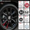 4PCS 58MM/69MM Car Styling Wheel Center Cap Hub Covers Badge Accessories For Honda Odyssey Spirior CR-V Civic HR-V City Accord