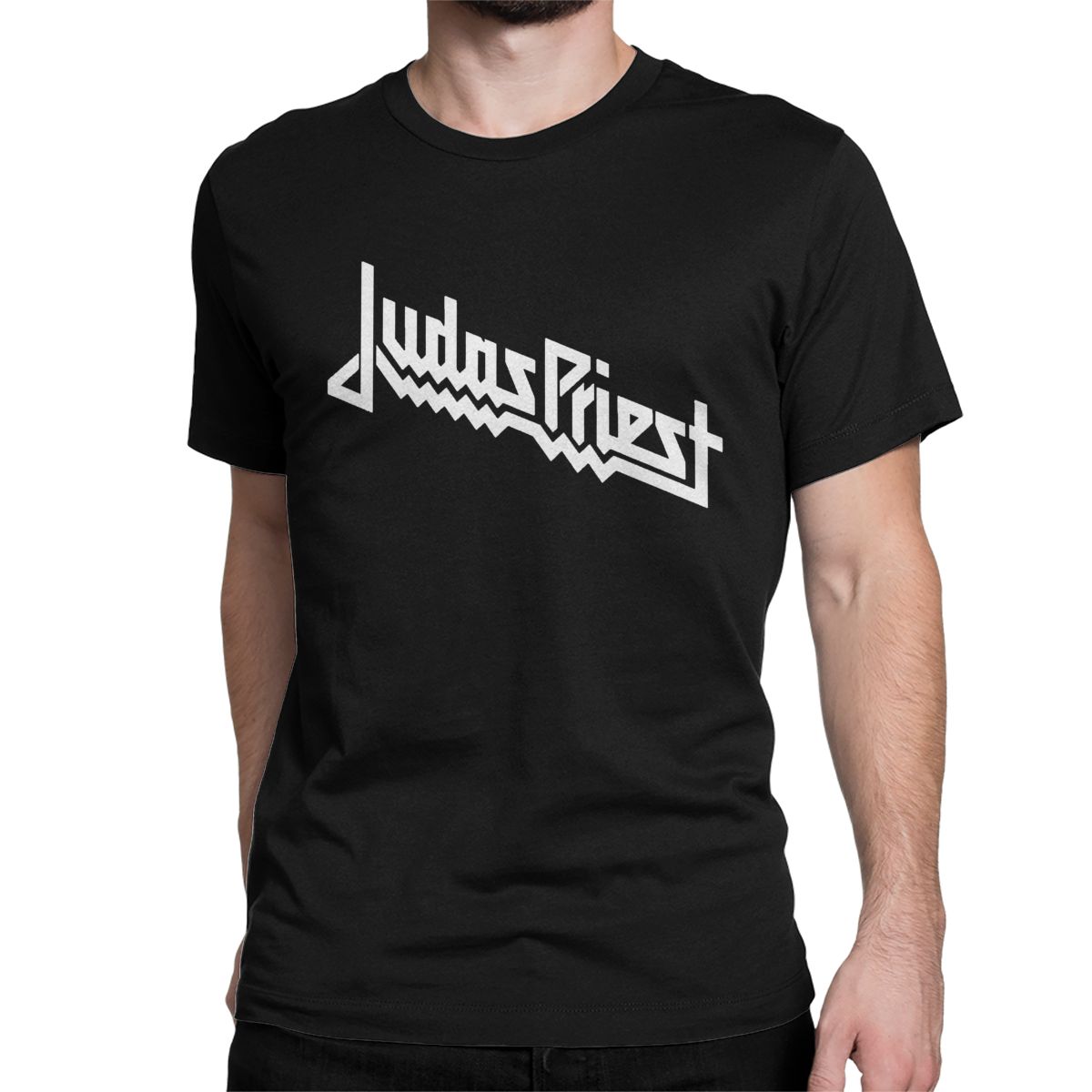 

Judas Priest Metal Band T-Shirt Unisex Women Metal Punk Fashion 100% Cotton Tee Shirt O Neck Short Sleeve T Shirts New Arrival Tops Unisex M