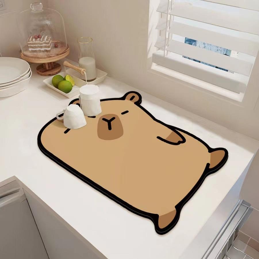 Mat Benkeplate Avrenningsmatte Diatoméjord Absorberende Matte Bordmatte Isolert Underlag Lunsjmatte