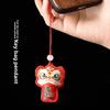 Chinese Style Lion Dance Embroidered Pendant Awakened Lion Hanging Decoration  Cultural Gift