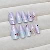 Almond Nail Tips Fake Nail Glues On Nail Stick On Nail Press On Nail Artificial False Nail for Womens and Girls