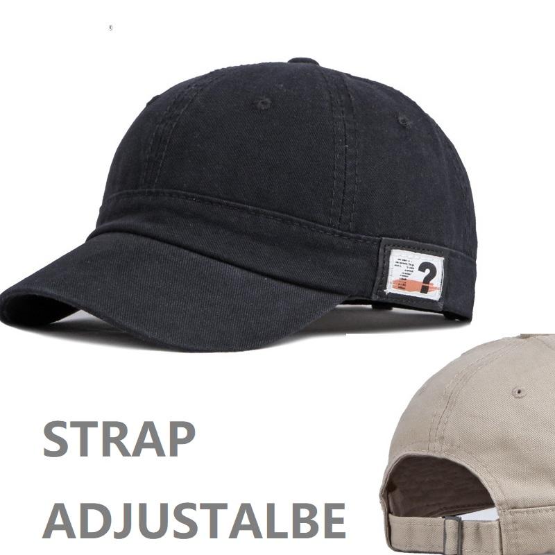 Adjustable Men and Women Sun Hat Breathable Short Brim Baseball Cap