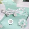 MAVEEK Cable Clips, New Magnetic Clips, Pack of 6, Cord Clips, Cord Winder, Earphone, USB Cable, Cord Storage, White