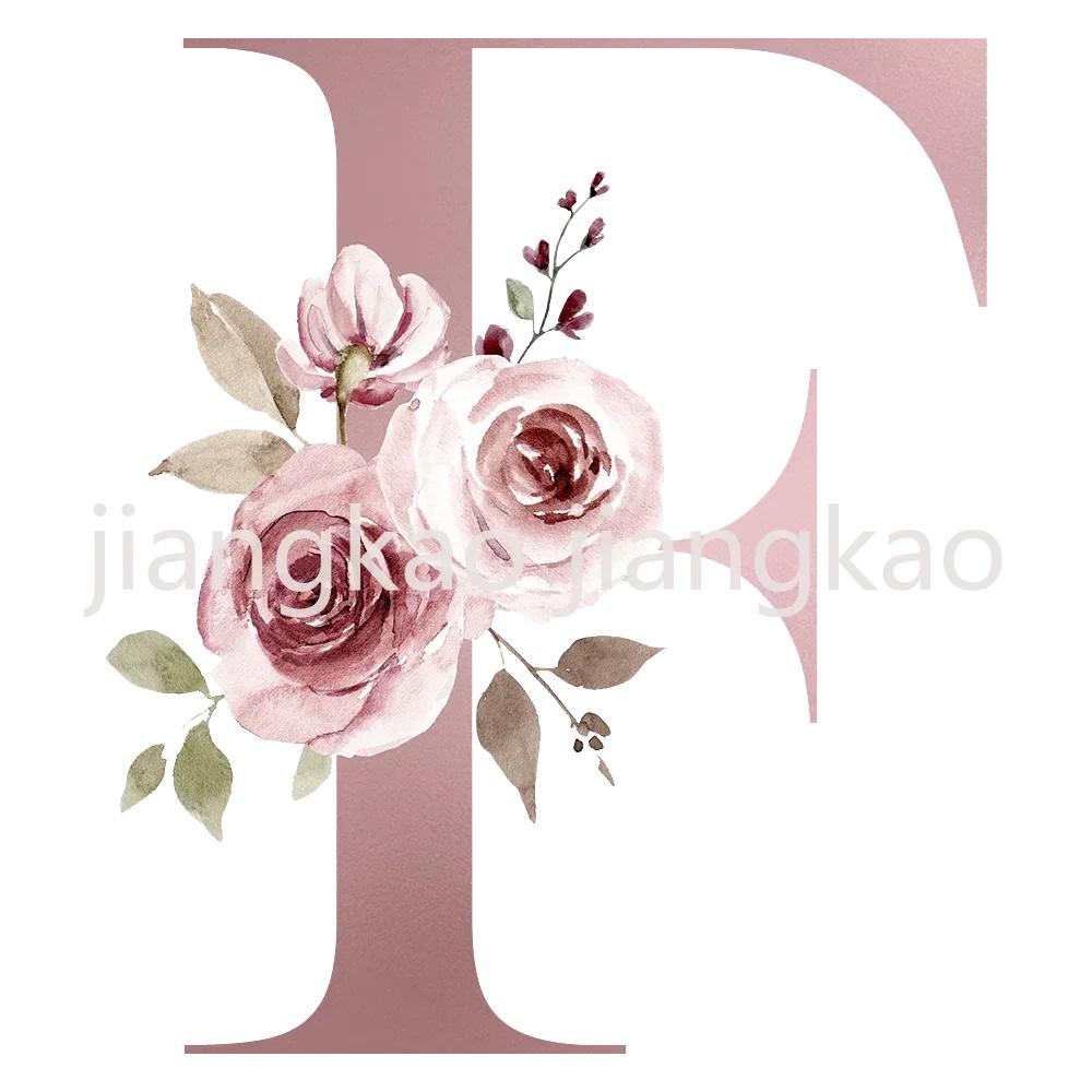 Personalized Mug Floral Initial Name Cup Custom Name Tea Coffee Hot Chocolate Mugs Bride Bridesmaid Mothers Day Gifts for Her