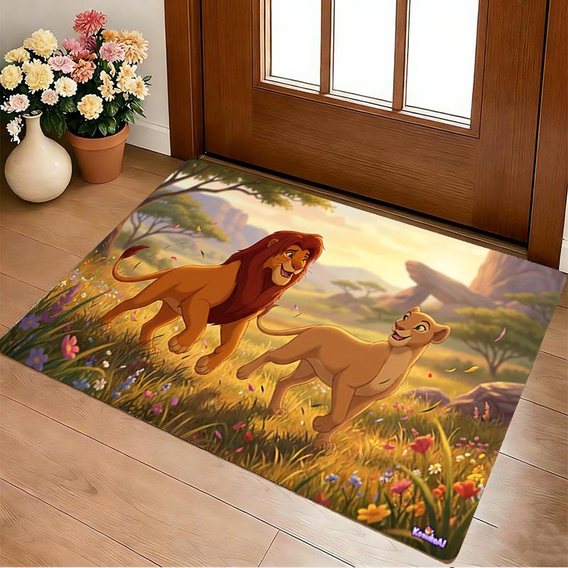 Lion Living Room Nonslip Area Rug Soft Carpet For Bedroom Game Playroom Sofa Office Home Decor Doormat Christmas Gift C922138