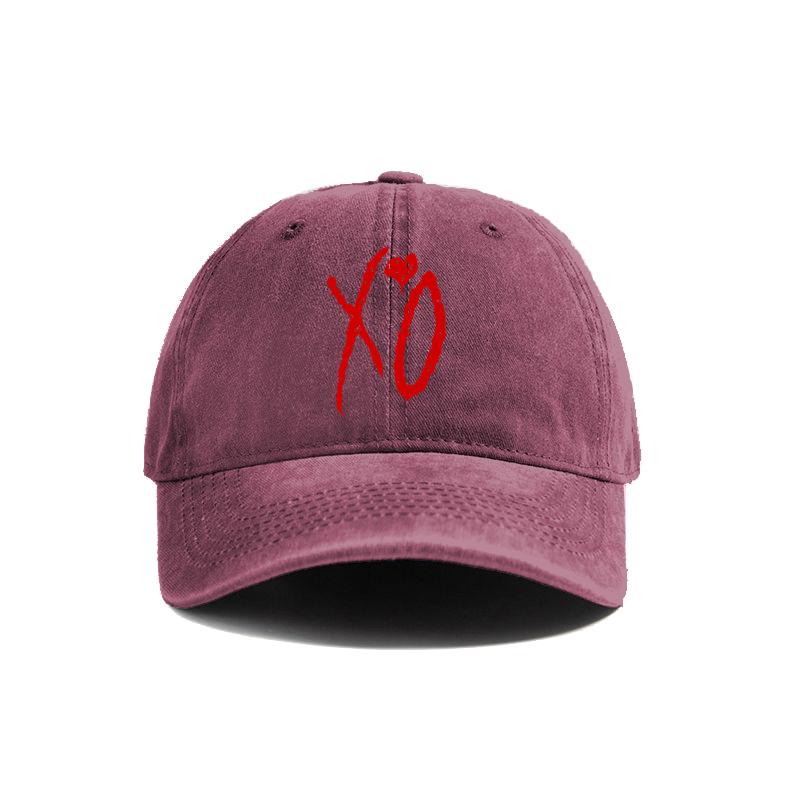 XO The Weeknd Baseballkappe Used Look Hüte Kappe Unisex Retro Outdoor Sommer Verstellbar Papa Hut MZ-390