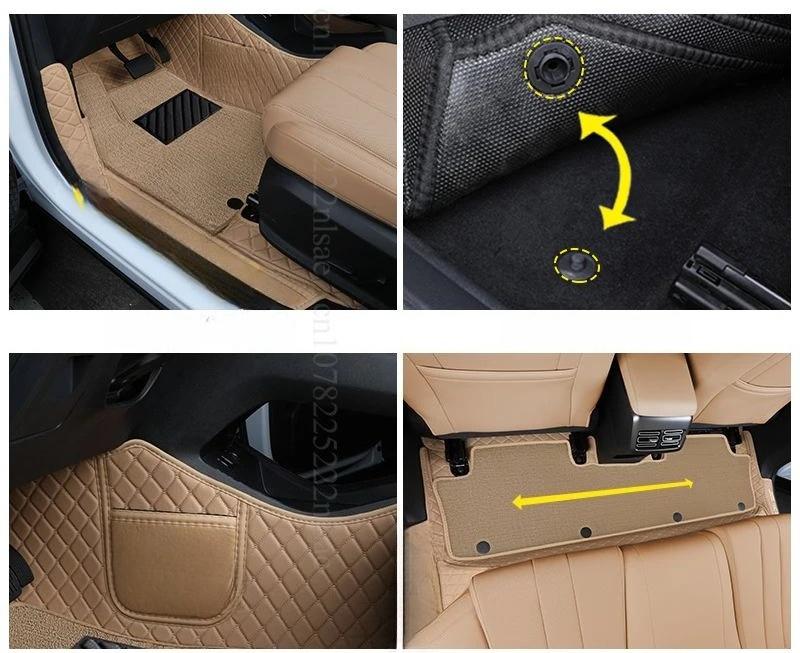 Car Floor Mats for BYD Song Pro Dmi 2024 2025 Car Mat Interior Accessories Waterproof Non-slip Seat Back Protector Car Carpet