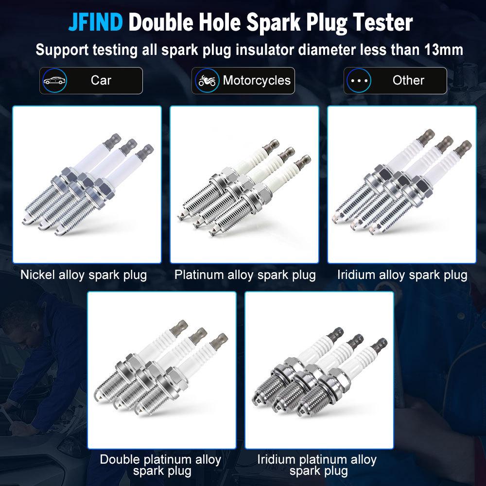 JFIND JF109 Dual-Port Spark Plug Tester