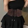 Stretchable Corset Belt Women Wide Belt Fashion Tie Corset Elastic Waistband for Parties and Gatherings