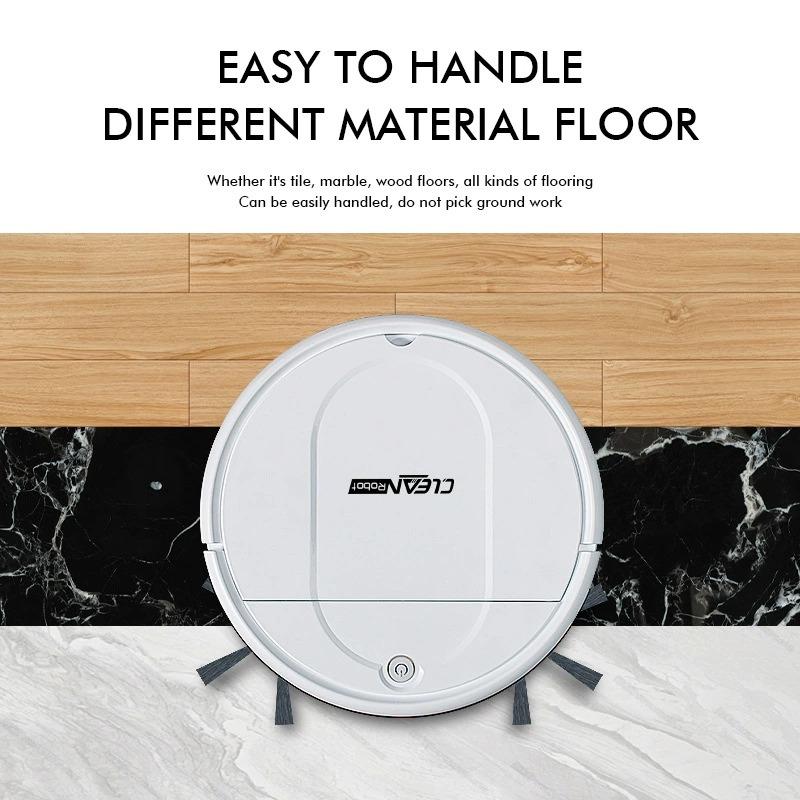 Smart Automatic Robot Vacuum Cleaner for Home Cleaning Mini Rechargeable Vacuum Cleaner