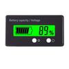12v green backlight  waterproof display 3s  26s lithium battery and lead acid battery digital voltmeter tester Black