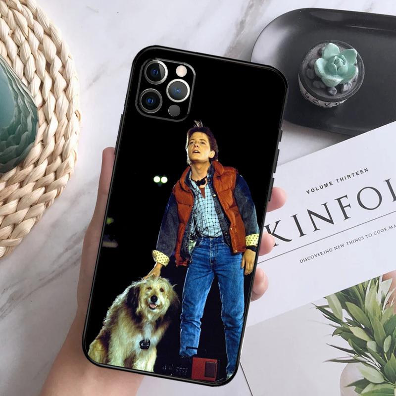 Back To the Future Movie Phone Case For iPhone 16 Pro 11 12 13 14 15 Pro Max Mini XS X XR 7 8 16 Plus Cover Coque