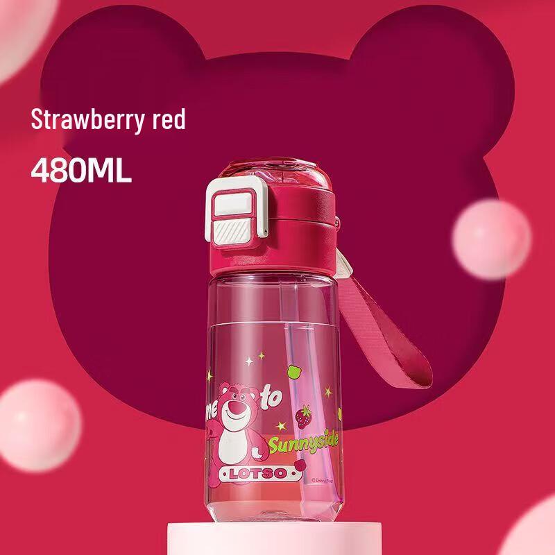 Xile Kids' Tritan Spill-Proof Dual-Drink Straw Bottle