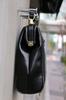 Y60 Dulles Shoulder Vertical XS Leather [Yota] Bag, Bag, Bag, Lightweight, (Camel) (Black (Synthetic Handle))