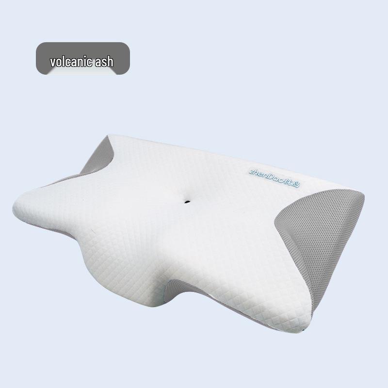 Memory Foam Neck Pillow - Slow Rebound for Deep Sleep, Non-Collapsing Core, Cervical Support