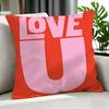 Holiday Valentine'S Day Cushion Cover Cushion Cover Set 4Pcs 50X50 45X45 40X40 Pillowcase Decorative Sofa Home Decor