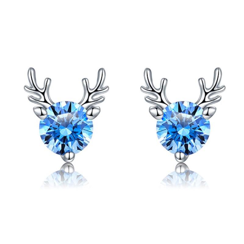 Korean Style Trendy Small Deer Antler Earrings