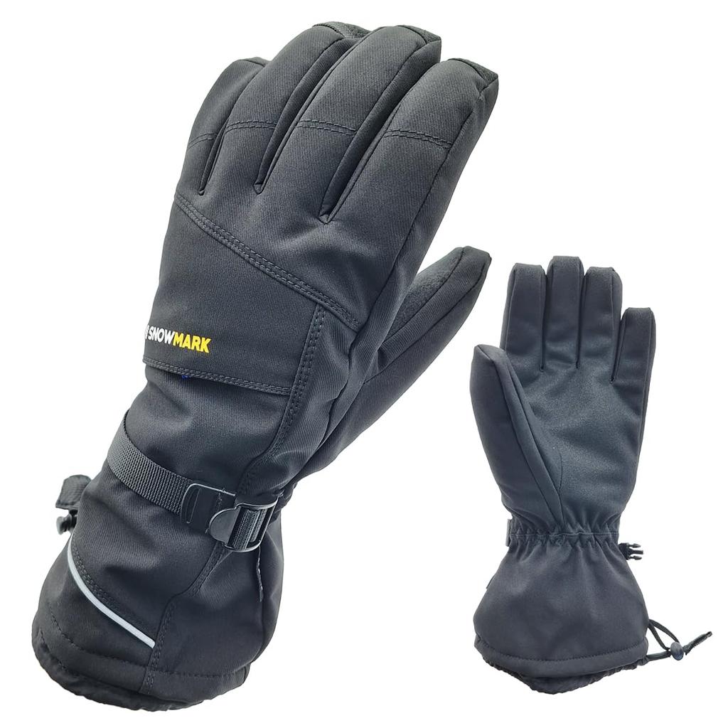 Waterproof Hard Shield Gloves with Inner Boa and Pockets for Outdoor and Motorcycles Skiing, Snowboarding, Sports, Mountaineering, Trekking, Cycling,