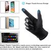 Winter Leather Gloves Women, Warm Wool Lining Touchscreen Texting