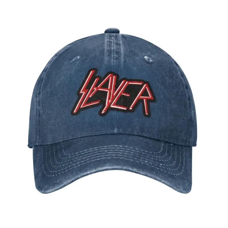 

Cool Cotton Heavy Metal Slayers Letter Baseball Cap for Unisex Women Personalized Adjustable Unisex Thrash Dad Hat Hip Hop Adult Baseball Cap