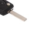 Flip Key Fob Case, 2 Buttons Black Easy To Carry, Peugeot 107 207 307