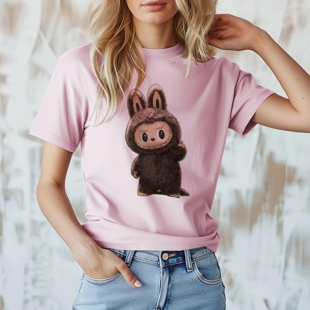 

Милые футболки Labubu, летний топ, мужская эстетика, большие размеры, графические футболки, винтажная футболка, футболка, парная одежда, тамблер S