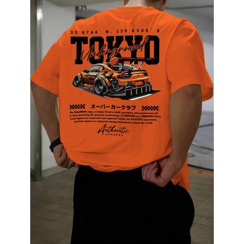 Pure Cotton Top Simple Fashion Short Sleeve Versatile T-Shirts Men’s
