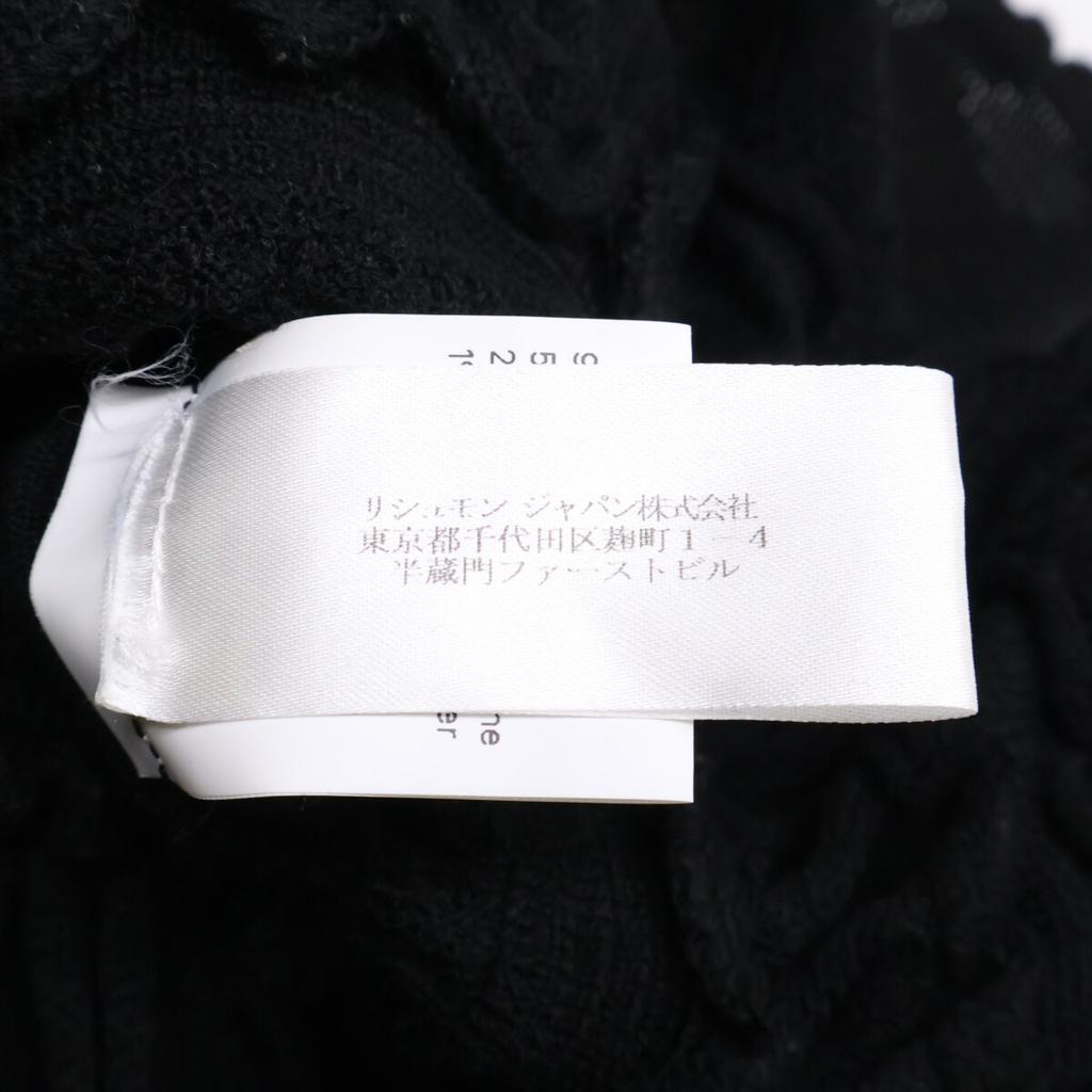 ALAIA [Domestically Authorized] AA9R2187CM626 Crinoline Flare Fine Knit Mini Skater Dress / dress 38 blackUsed