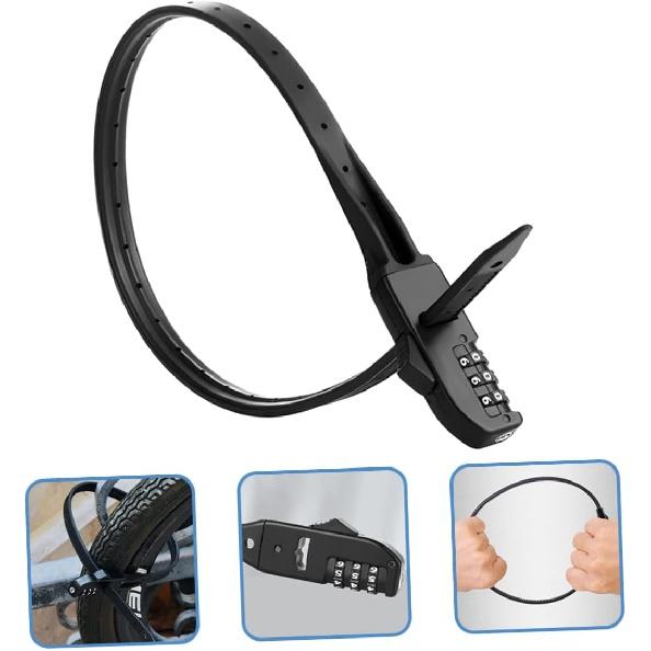 Кабельная стяжка Кодовый замок Металлический замок для велосипеда Замок для велосипеда — фото 5