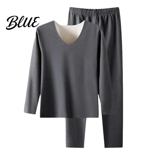 Thermal Clothing Set Men's Underwear Fleece Lined Long Johns Winter Warm Insulated Base Layer Shirts And Pants for Cold Weather Undershirt