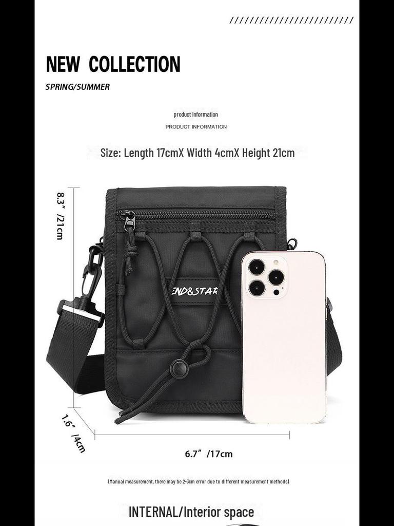 Trendy Men's Crossbody and Small Backpack – Sporty, Functional Shoulder Bag