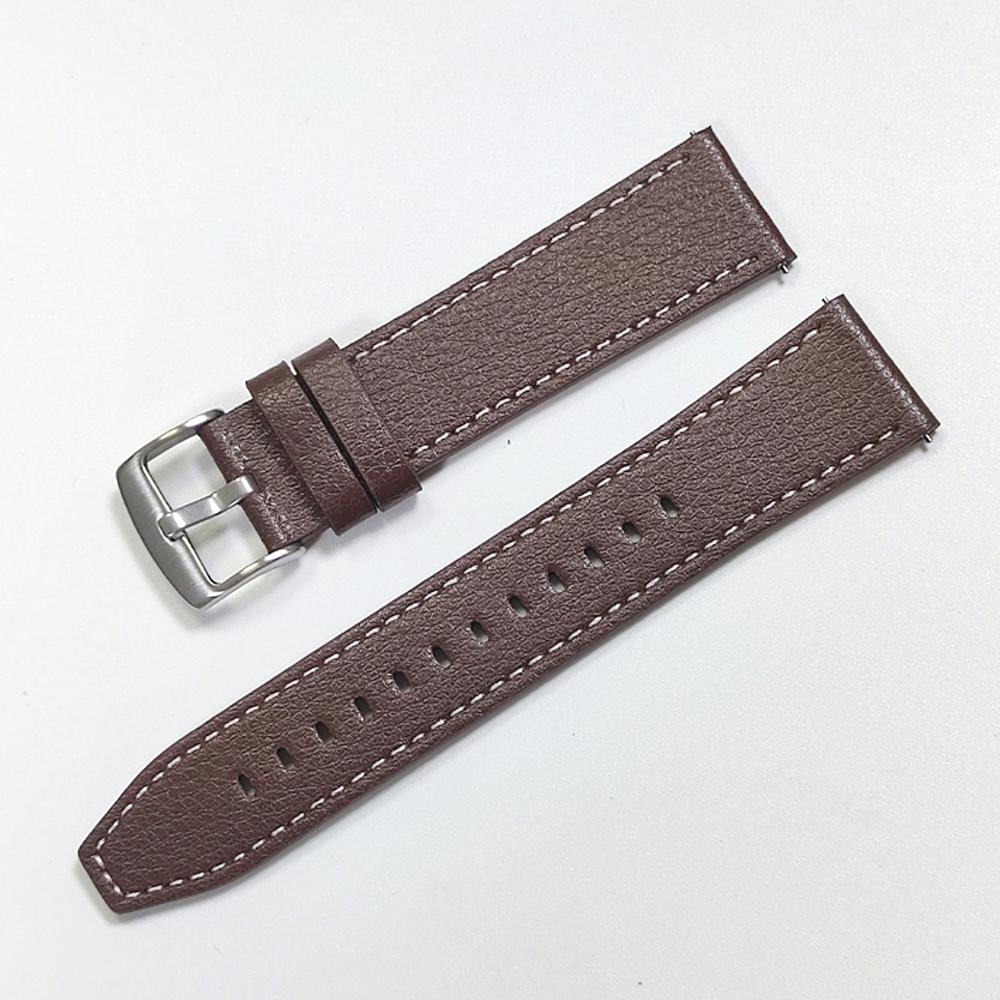 Klassisches 20mm Lederarmband für Samsung Galaxy Watch 7/6/4/5 44mm 40mm Klassische Schnellverschluss-Armbänder Watch7 LTE 44mm Armband 22mm Armbänder